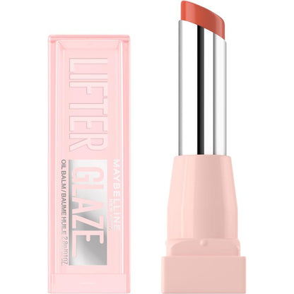 Lifter Glaze Oil Balm with Hyaluronic Acid and Hydrating Oil Blend, Lip Balm with 24Hrs of Smooth, Buildable Color, Moisturizing Shine, Maybelline
