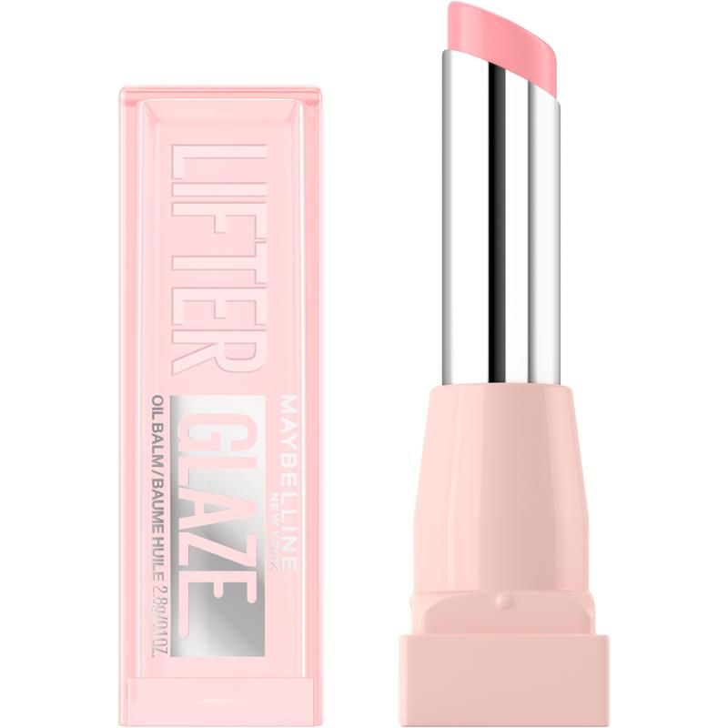 Lifter Glaze Oil Balm with Hyaluronic Acid and Hydrating Oil Blend, Lip Balm with 24Hrs of Smooth, Buildable Color, Moisturizing Shine, Maybelline