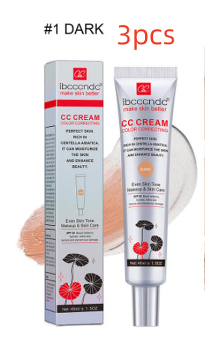 Moisturizing Correcting CC Cream Waterproof Anti-Sweat Makeup before Concealer Lasting Women Makeup Protect Skin Erborian Make