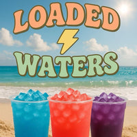 Loaded Water- VIRAL Loaded Water POWDERED BEVERAGE- 200Mg Natural Caffeine - Sugar Free & Gluten Free - Energy Boost Drink Mix - 32Oz Refreshing Beverage - Made in USA