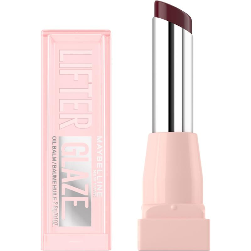 Lifter Glaze Oil Balm with Hyaluronic Acid and Hydrating Oil Blend, Lip Balm with 24Hrs of Smooth, Buildable Color, Moisturizing Shine, Maybelline