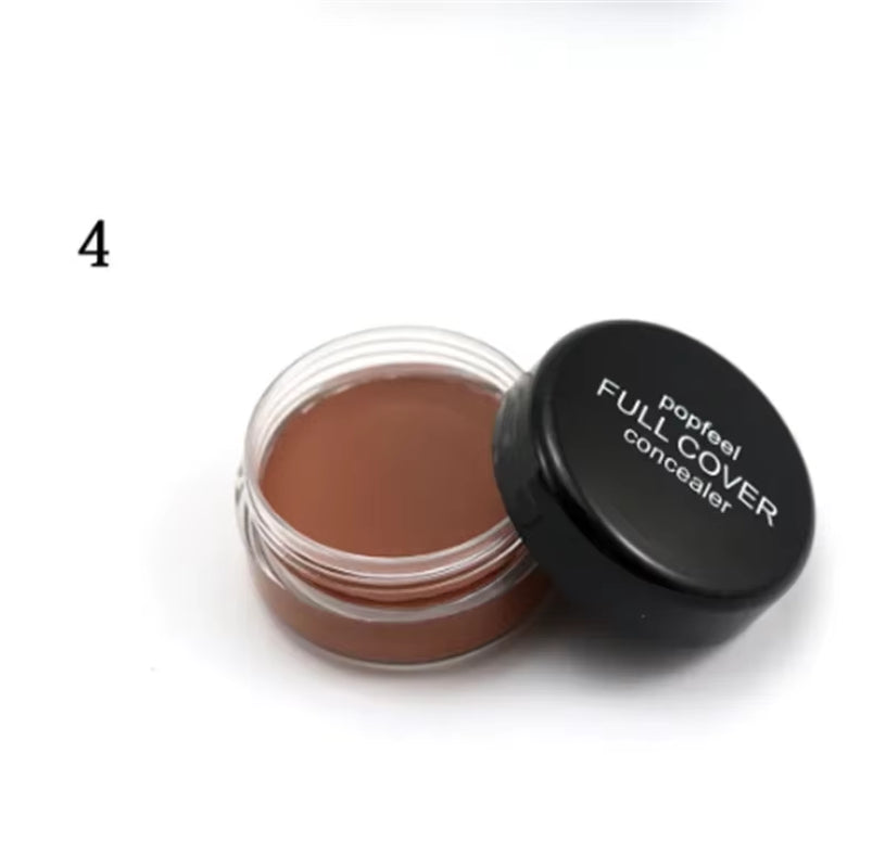 Popfeel Full Cover Concealer Hide Blemish Creamy Makeup Face Lip Eye Foundation Makeup Contouring Corrector Make Up