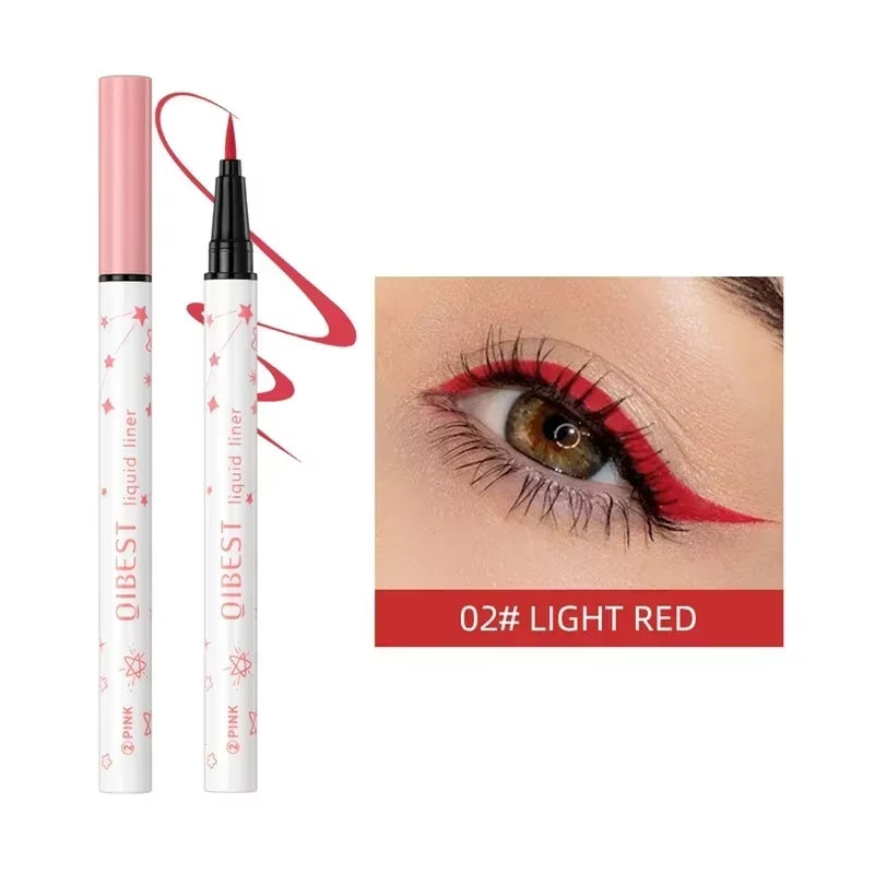 1Pc Quickily Drying Colorful Eyeliners Pencil Eyes Cosmetics Matte Liquid Eyeliners Waterproof Lasting White Sweatproof Make Up