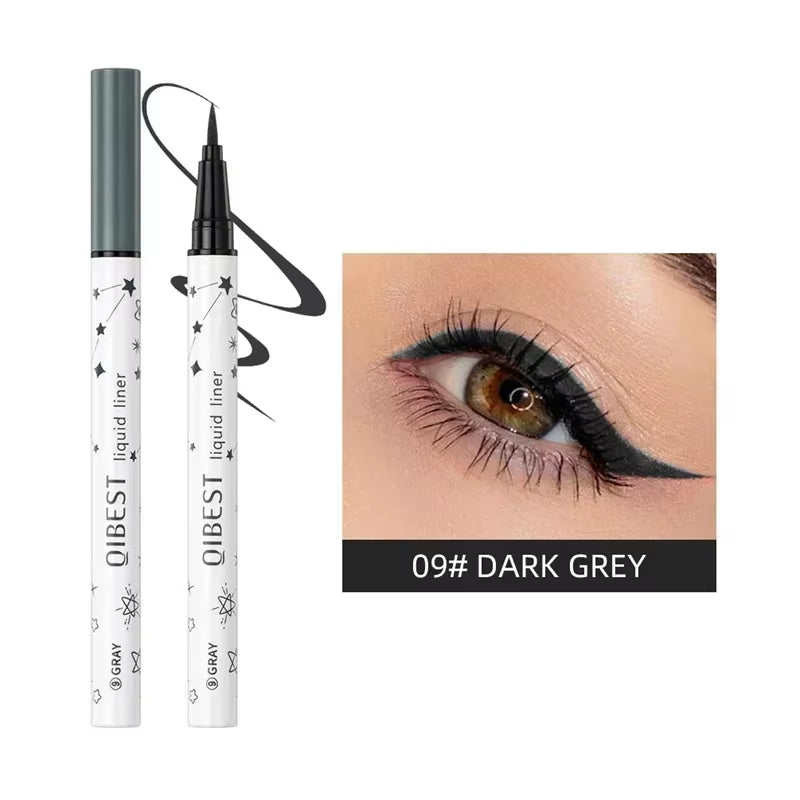1Pc Quickily Drying Colorful Eyeliners Pencil Eyes Cosmetics Matte Liquid Eyeliners Waterproof Lasting White Sweatproof Make Up